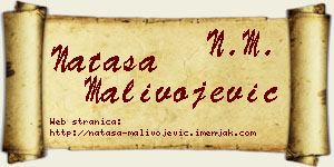 Nataša Malivojević vizit kartica